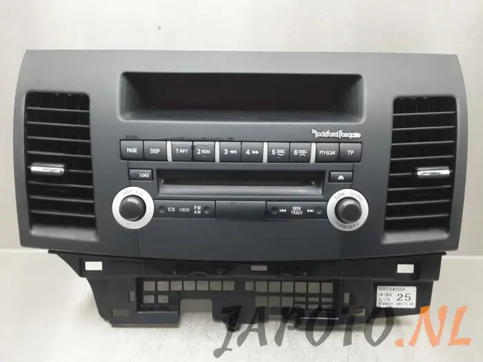 Panel de control de radio Mitsubishi Lancer